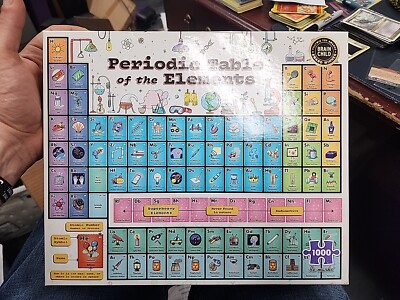 1000 Piece Jigsaw Puzzle - Periodic Table Of The Elements Award Winner Re-marks