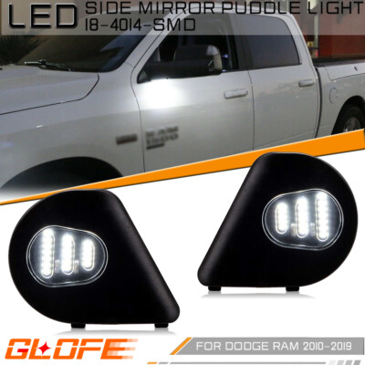 KanSmart For Ram Puddle Lights Compatible with 2010-2019 Dodge Ram 1500 KanSmart For Ram Puddle Lights Compatible with 2010-2019 Dodge Ram 1500