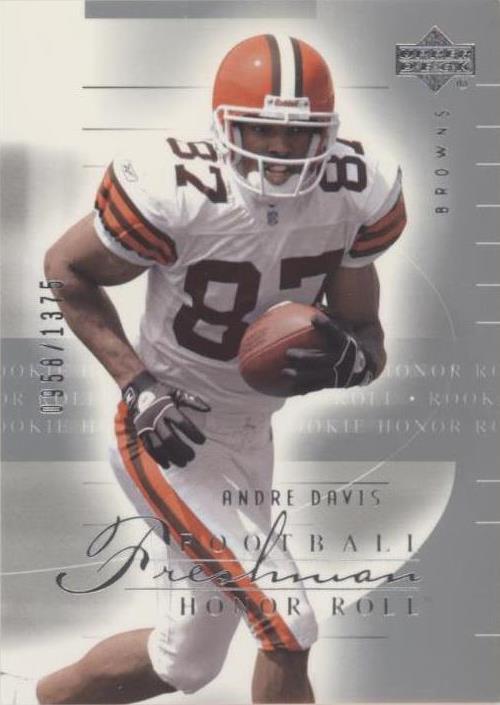 2002 Upper Deck Honor Roll Andra Davis #94 - 1 of 2