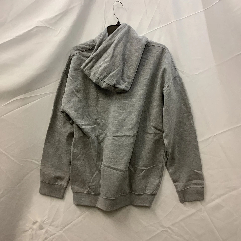 Pulôver Boohoo Feminino com Capuz Cinza Plus Chicago Estampa Gráfica Oversized Tamanho 12 - Imagem 3 de 4