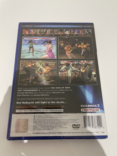 PS2 Tekken 4, UK Pal, Brand New Sony Factory Sealed - Picture 2 of 6
