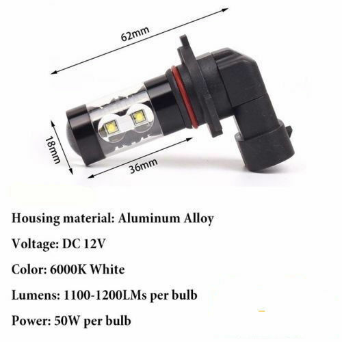 LED Headlights +Fog Lights Bulbs For Chevy Silverado 1500 2500 HD 2003-2005 2006 - Picture 11 of 13