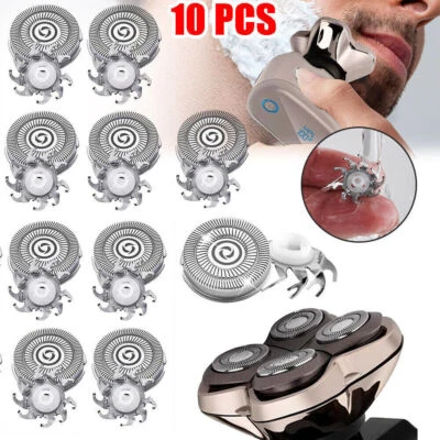 10 Replacement Blades For Pitbull Skull Shaver Platinum Gold Silver Butterfly UK