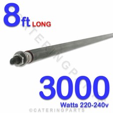 PACK OF 6 x 96" LONG 3000 watt 3kw DRY OR WET ROD HEATING ELEMENTS 220-240v  GSP