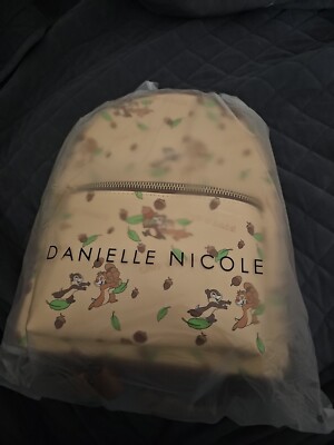 Disney Danielle Nicole Chip N Dale Mini Backpack NWT Still In Plastic 