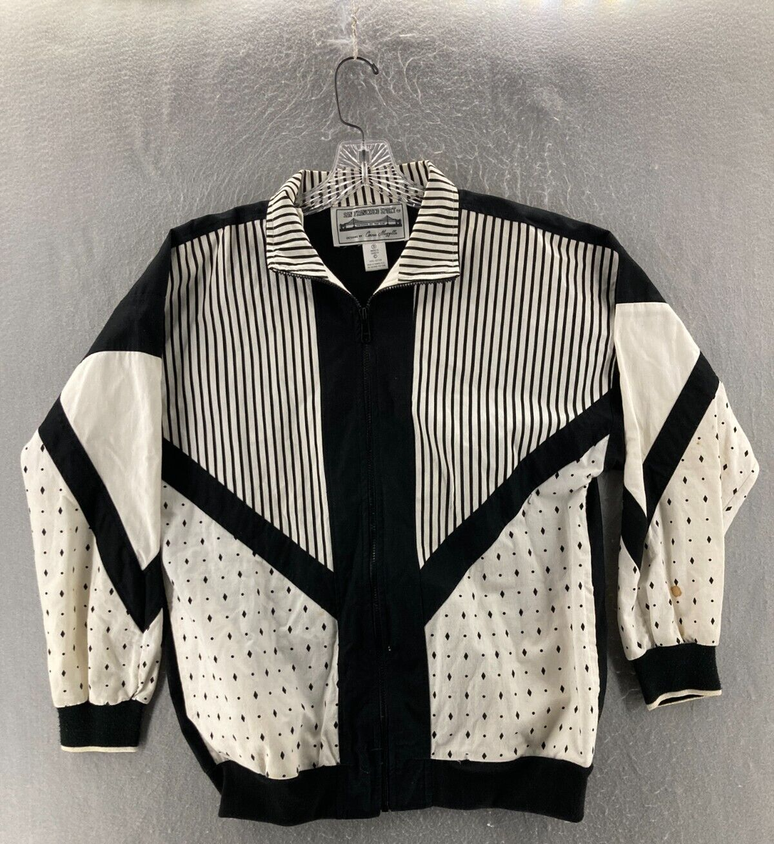 Vintage 80s San Francisco Sport Jacket Womens Small Stripes Vintage 80s San Francisco Sport Jacket Womens Small Stripes