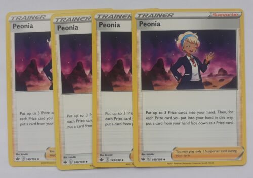 Pokémon Trainer Peonia Playset 149/198 Uncommon Sword & Shield Chilling Reign  - Picture 1 of 2