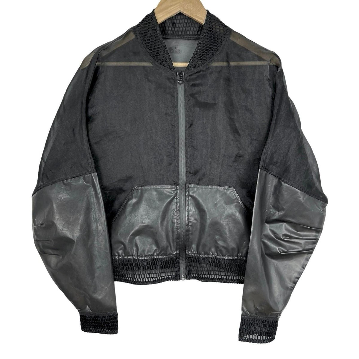 ナイロン 無地ジャケット Alo Yoga ブラック/ S Alo Yoga Translucent Jacket - Black Size S | eBay