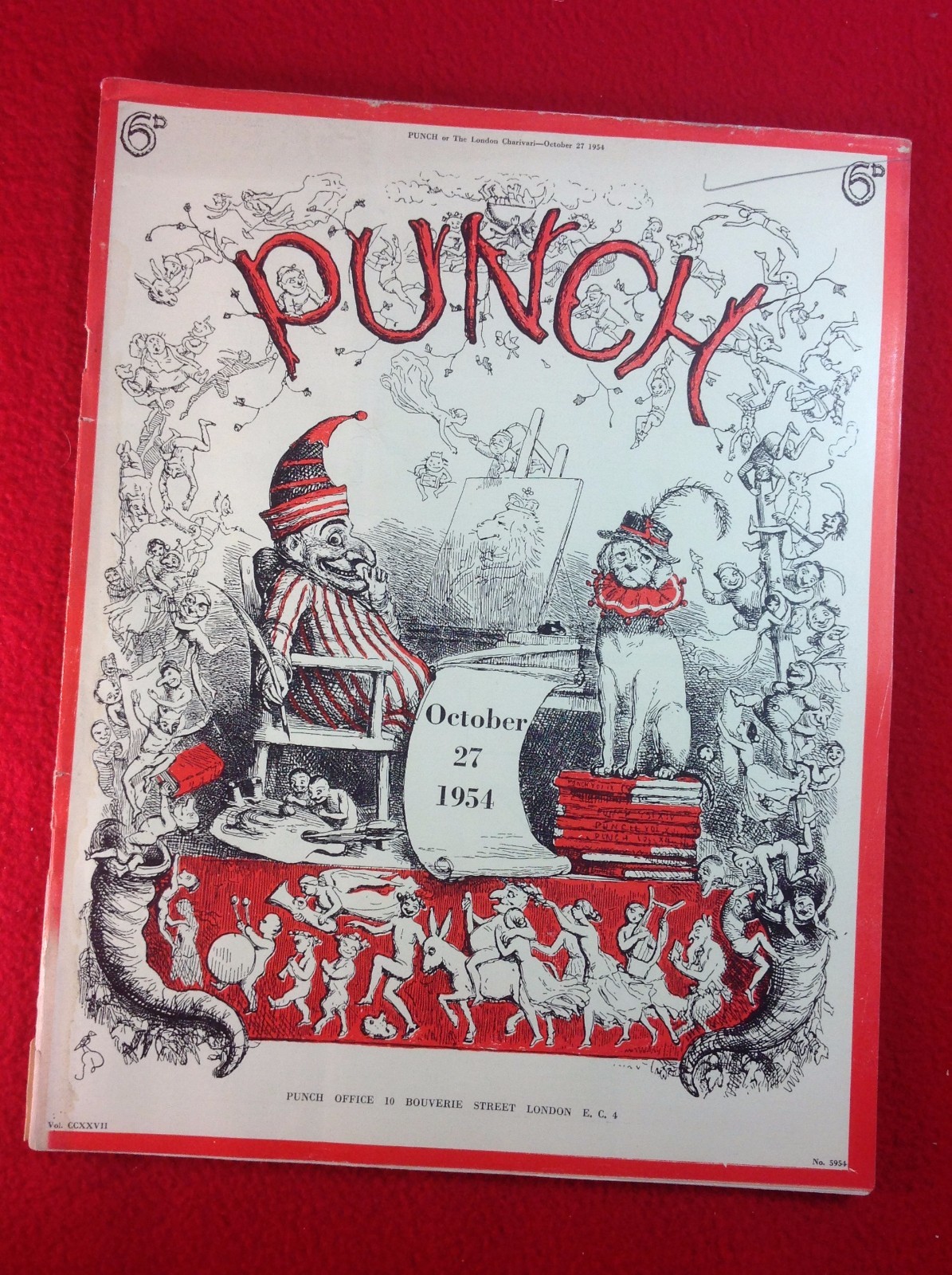 Vintage PUNCH Magazine 27th October 1954 eBay