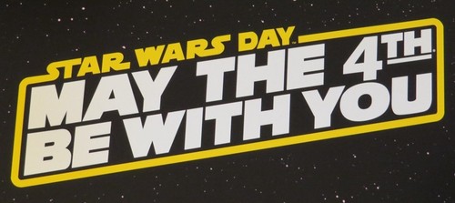 STAR WARS DAY 2017 GAME STOP MAY THE 4TH BE WITH YOU PROMO POSTER 2X4 FT FOURTH