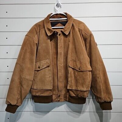 ムートン・ファーコート Weekend Brown Teddy Agiate Bomber Jacket London Fog Men's Microfiber Bomber Jacket, Brown at Amazon