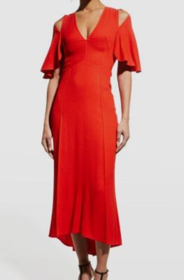 velvet dress long red Fashionable Red Color Velvet Sequence Work Long Gown – Desilook Lifestyle
