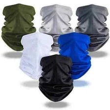 6 PCS Gator Face Mask - Unisex Reusable Cloth Neck Gaiter Face Mask Sleeve sport