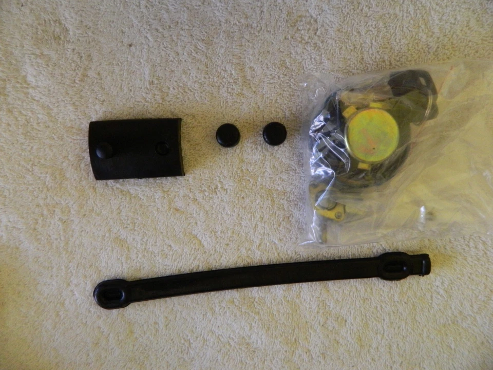 Tanque de gasolina honda z50a mini trail 68, parte superior blanca/fondo amarillo en color con extras Foto 2 de 4