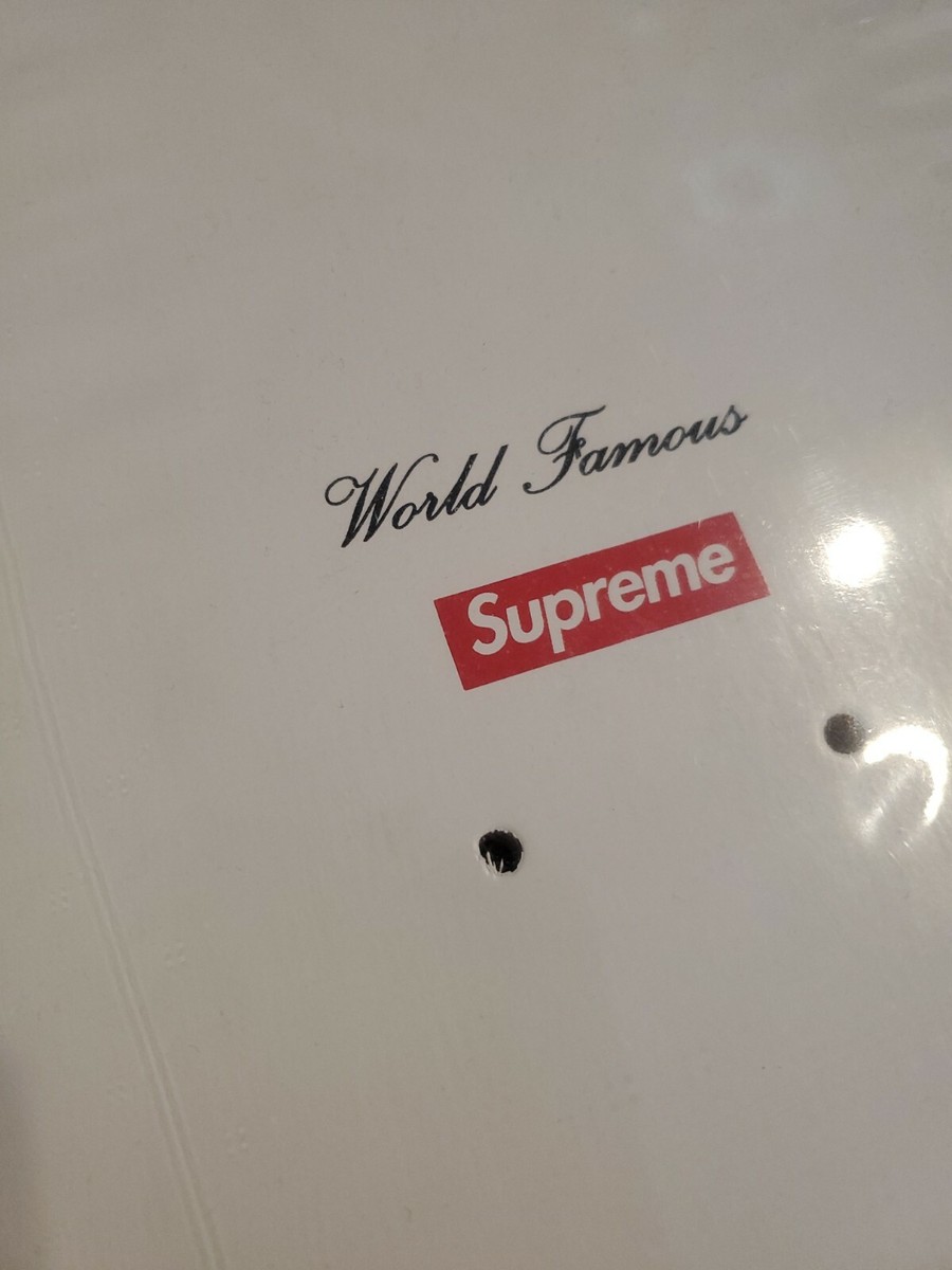 SUPREME BOX LOGO SKATEBOARD SKATE DECK 20th anniversary NYC SUPREME BOX LOGO SKATEBOARD SKATE DECK 20th anniversary NYC