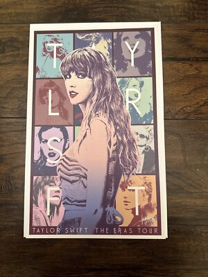 Official Taylor Swift Concert VIP Poster East Rutherford NJ Eras