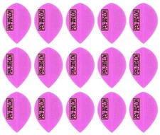 5 New Sets Pentathlon Extra Strong Pear Dart Flights - Ships Tracking - Pink