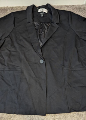 NWT Torrid Black Tailored Ponte Blazer Size 4X MSRP