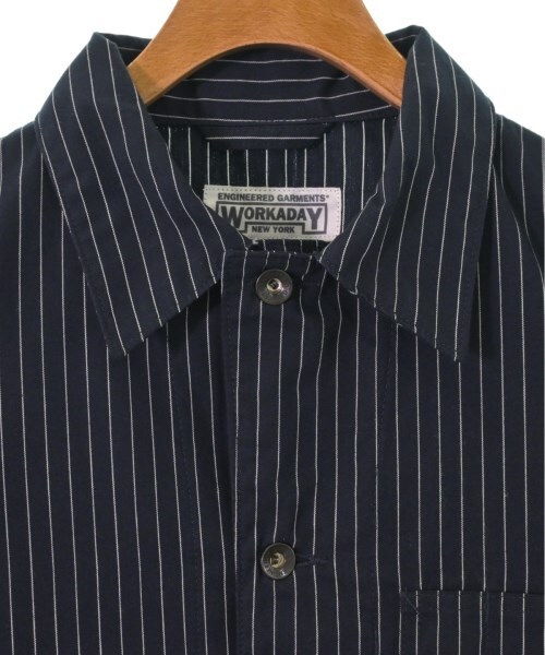 Engineered Garments WORKADAY Chore Jacket NavyxWh… - image 4