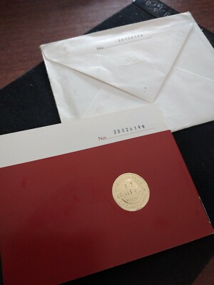 Vintage Omega Booklet Zertifikat Of High Precision 70'S Speedmaster Seamaster