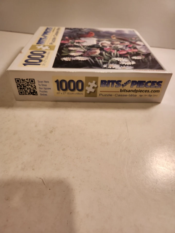 Bits and Pieces Cardinal and Baby Birdies 1000 Piece Puzzle 20 x 27 *BRAND NEW* - Image 3 of 4