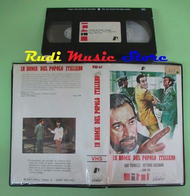 VHS Film IM NAMEN DES ITALIENISCHEN VOLKES Tognazzi Gassman Dino Risi (F110) keine DVD