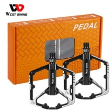 WEST BIKING DU Sealed Bearing 9/16" Aluminum Alloy Cycling Bike Bicycle Pedals