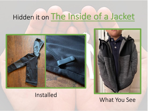 Airtag Holder for Kids Hidden Compatible with Apple Airtag Holder. GPS Tracker f - Photo 7 sur 12