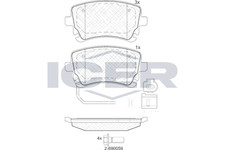 Bremsbelagsatz Scheibenbremse für VW California T5 Camper 7EC 7EF 7EG 7HF 03-24