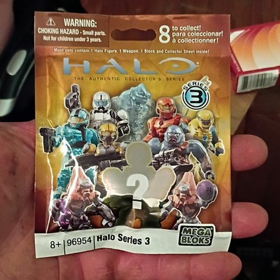 (23 )Mega Bloks Halo Series 3 Mystery Blind Bags Polybag Set 96954 8 pcs 8+ 2011