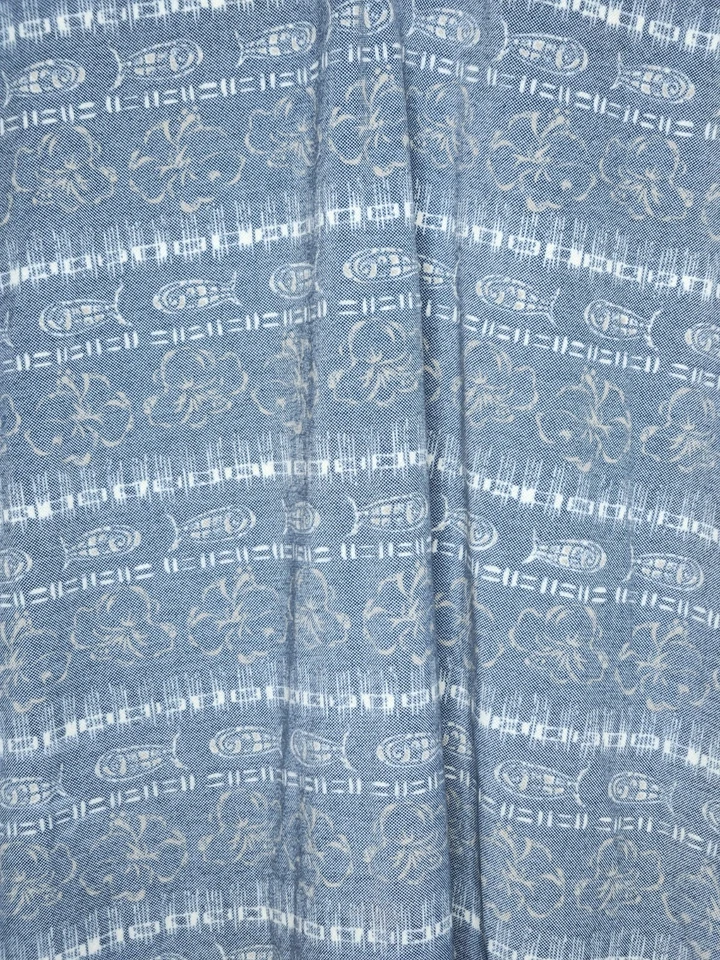 Vintage Field & Stream Shirt Size XXL Short Sleeve Floral & Fish  - Image 4 of 4