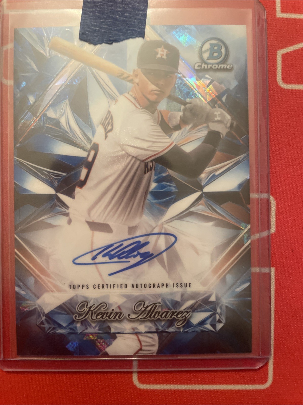 2025 Bowman Chrome Sapphire Selections Kevin Alvarez Auto Astros Super Clean
