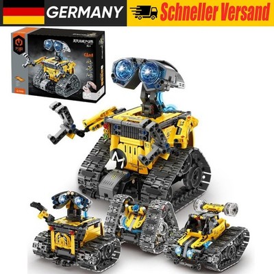 RC Wall-e Roboter Technik+App Ferngesteuerter Roboter Bauspielzeg 560Stk