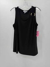 Nine West Black Size Medium Tank Top