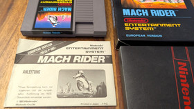 Sammlerzustand ! MACH RIDER - Small Box Nintendo NES Spiel Entertainment System