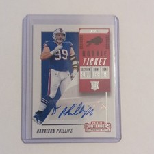 Panini 2018 Contenders Rookie Ticket Autograph Harrison Phillips #239 Bills