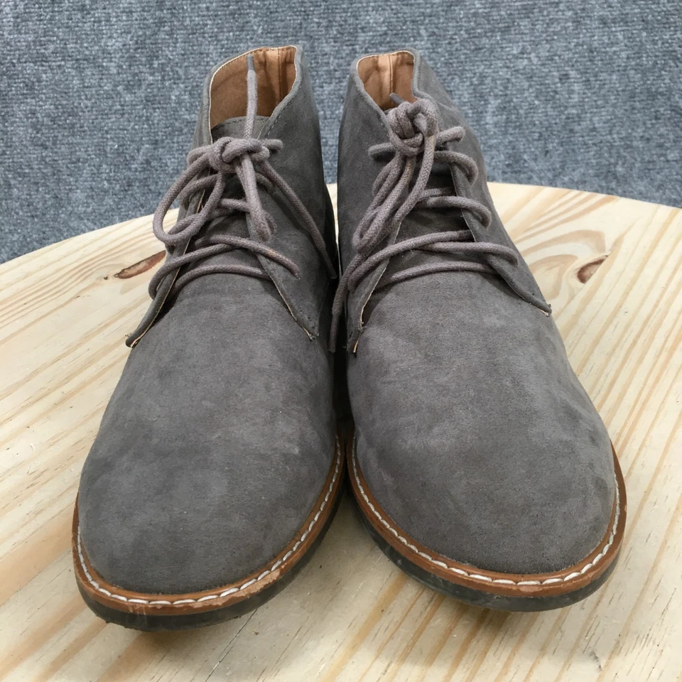 Old Navy Chukka Boot Womens 8 Gray Suede Lace Up Desert Style Casual 339591 - Image 4 of 4