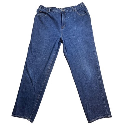 David Taylor Straight Leg Jeans Mens 40x32 (38x30) Dark Wash Blue 