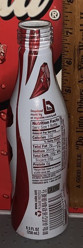 2008 WE8 8.5 OUNCE ALUMINUM COCA COLA BOTTLE EMPTY NO DENTS - Picture 3 of 4