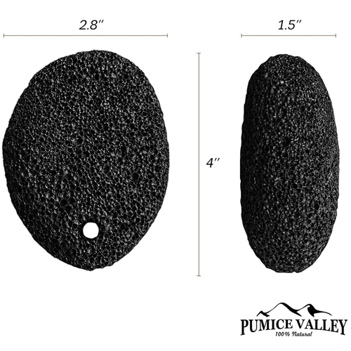 Pietra Pomice Terra Naturale Lava Pietra Pomice Rimuovi Calli Nero per Piedi - Foto 5 di 7