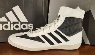 Men's Adidas Combat Speed 5 Wrestling Shoes Size 12 White New
