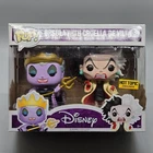 Ursula with Cruella De Vil 2 Pack ~ Funko Pop Disney Hot Topic Exclusive (Flaws)