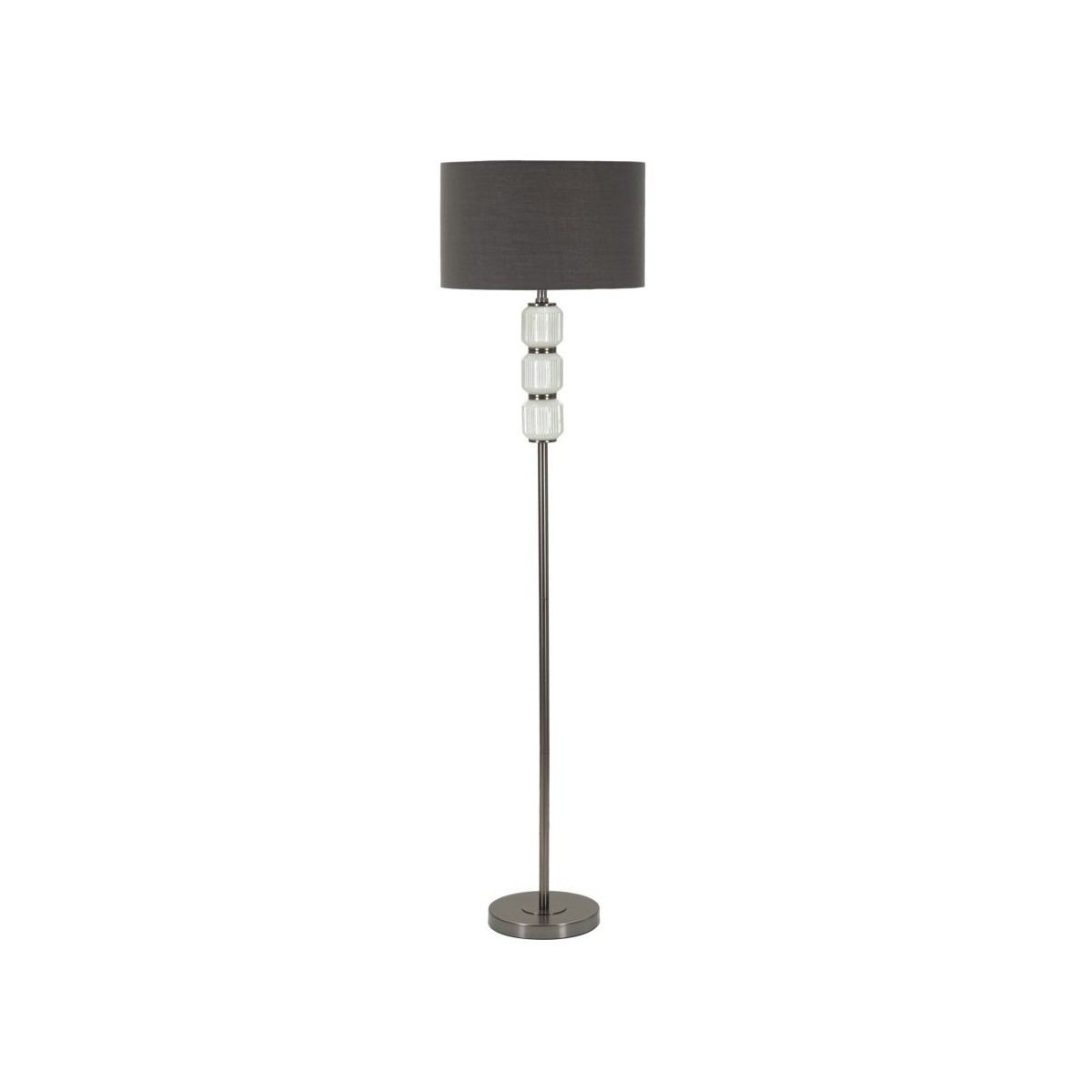 Lampadaire en métal Bright One lisez sans fatigue visuelle blanc gris 163cm