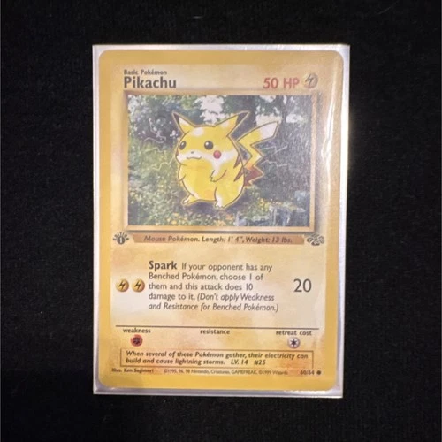 1st Edition 1999 Pikachu Base Set 60/64