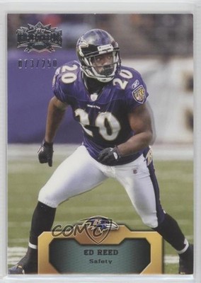 2011 Topps Triple Threads Emerald 73/250 Ed Reed #6 HOF 2u6