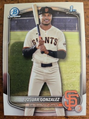 2025 Bowman Chrome - Prospects Josuar Gonzalez, Josuar Gonzalez #BCP-153 (RC)