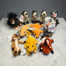 Lot of 11 Disney Lion King Bean Bag Plush - Timon Pumbaa, Simba, Nala - NWT