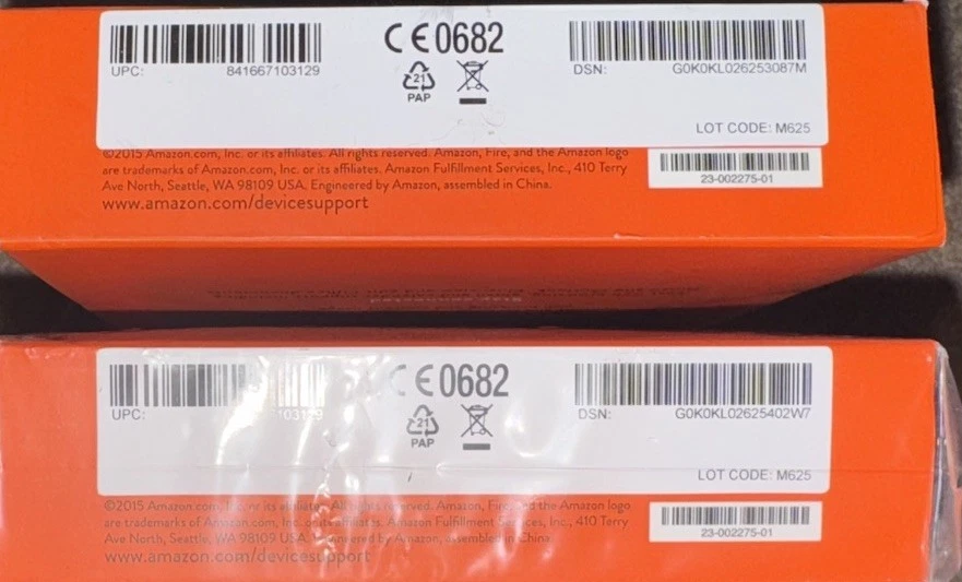 Amazon Fire (5th Generation) 16GB, Wi-Fi, 7in - Black Lot Of 2…New!! - Image 3 of 3