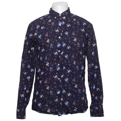 Knowledge Cotton Apparel, Hemd, Größe: M, Blau/Mehrfarbig, Baumwolle #fYJ