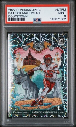 2022 Panini Donruss Downtown! Patrick Mahomes II #DT-PM
